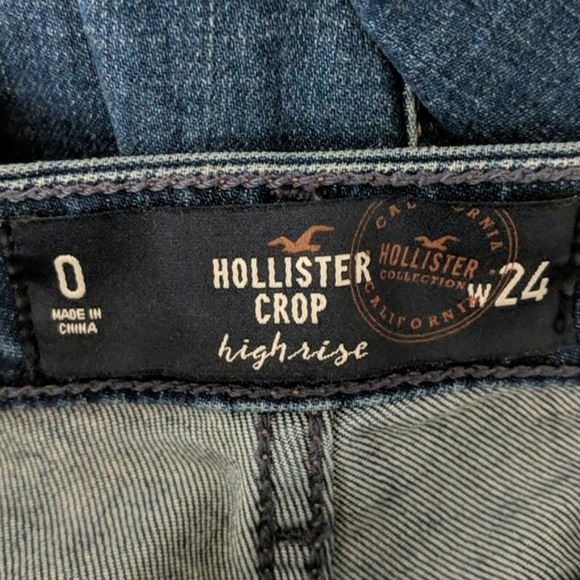 Hollister high-rise crop jeans 0 w24 - Picture 6 of 11